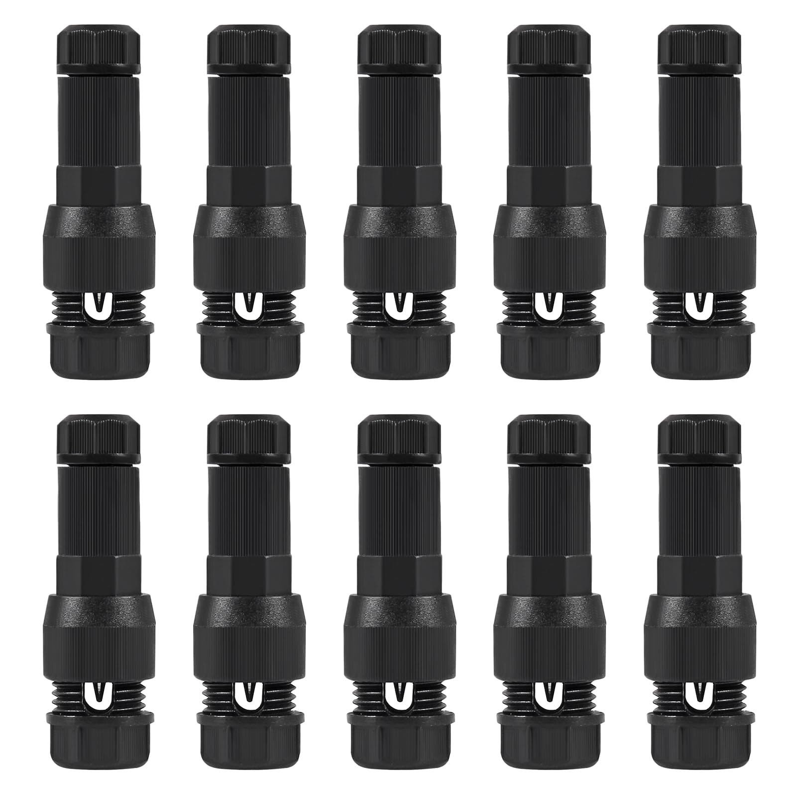 10 Pack Low Voltage Wire Connector, Landscape Lighting Connectors Waterproof Low Voltage Connectors 12-20 Gauge Low Voltage Wire Connectors for Landscape Lighting Path Lights-image-40