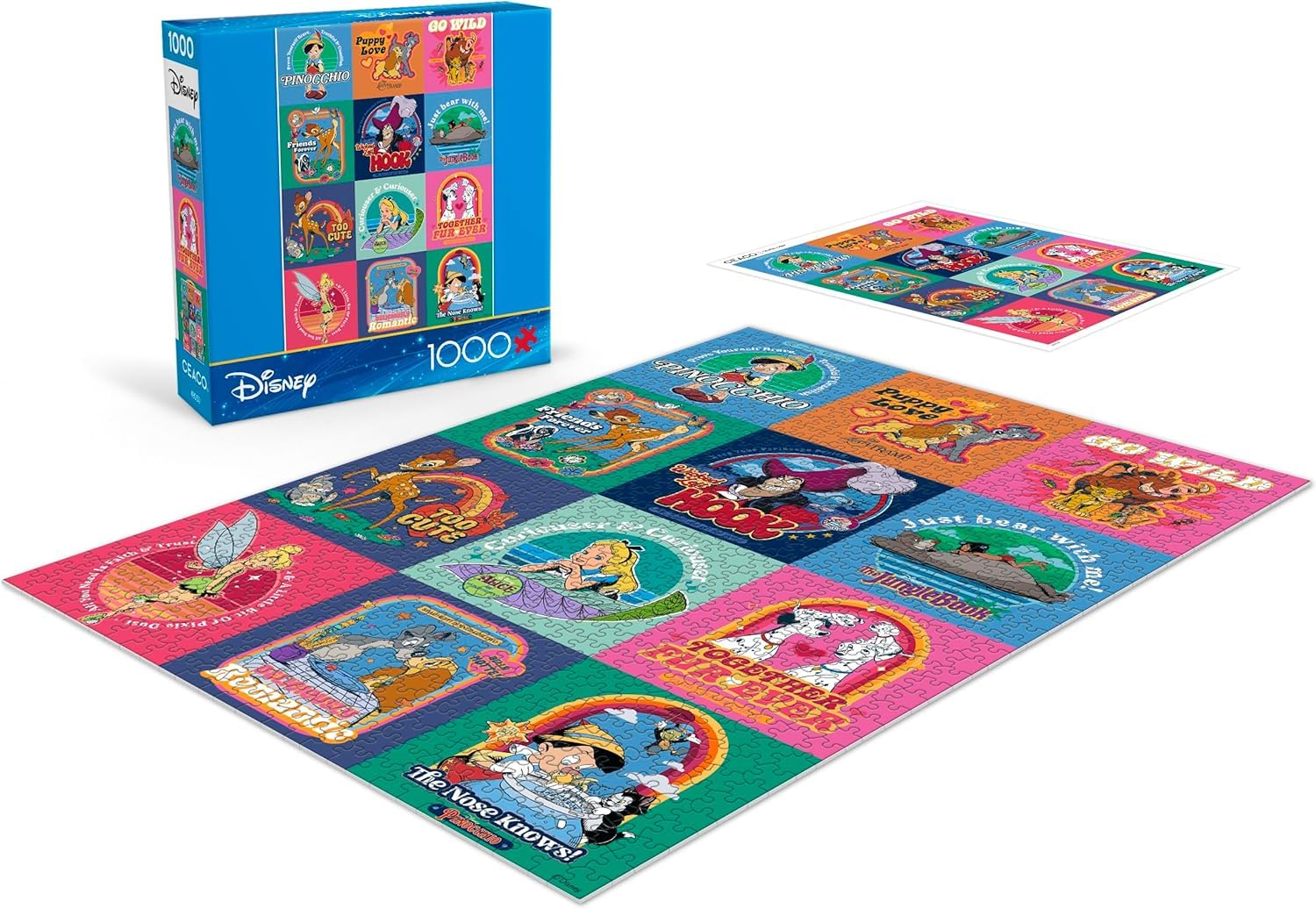 Amazon.com: Ceaco - Disney Storybook Squares - 1000 Piece Jigsaw