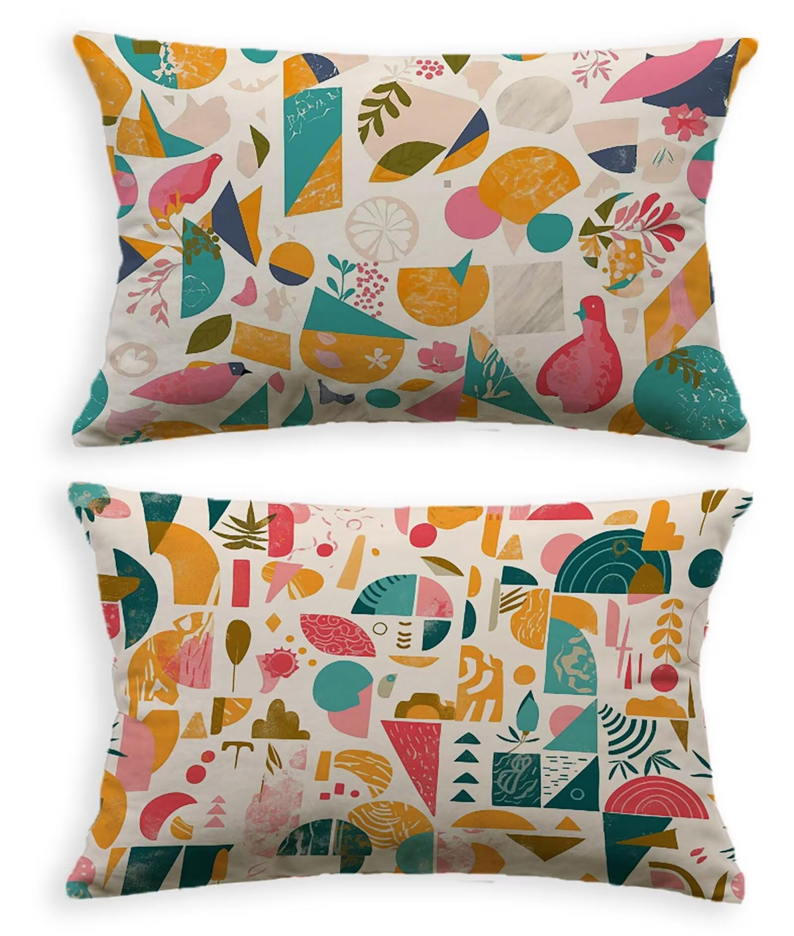 Coussin nordique housse 80x100 rectangulaire velours pour déco chambre