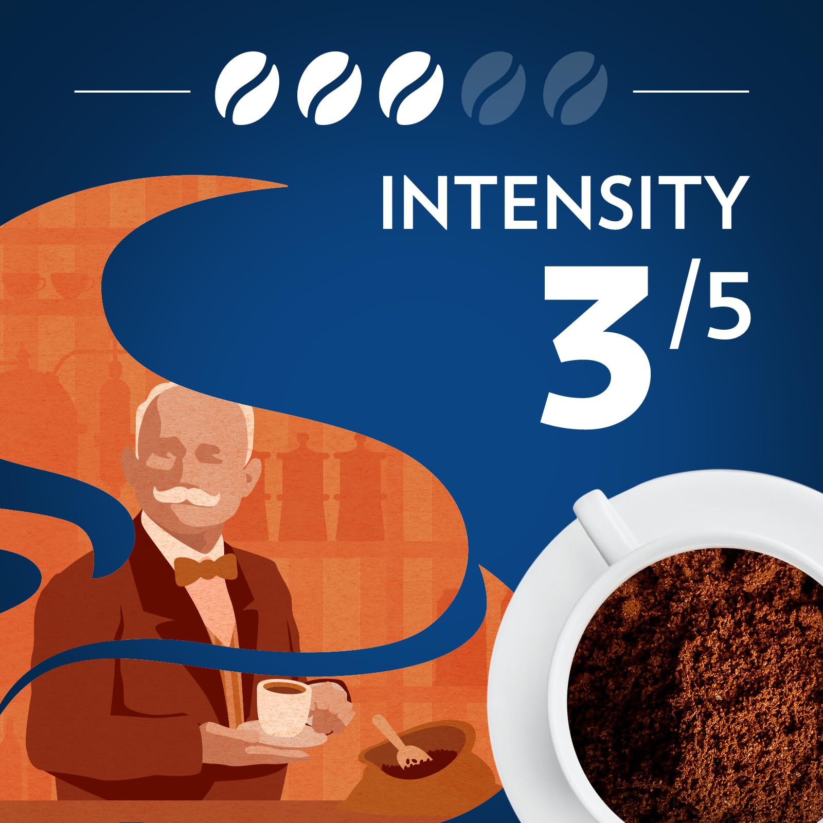 Lavazza Perfetto Ground Coffee Blend, Dark Roast, 20 Ounce Authentic Italian, Gluten Free, Blended And Roated in Italy, Value Pack, Caramel flavor with Dark and Velvety Texture