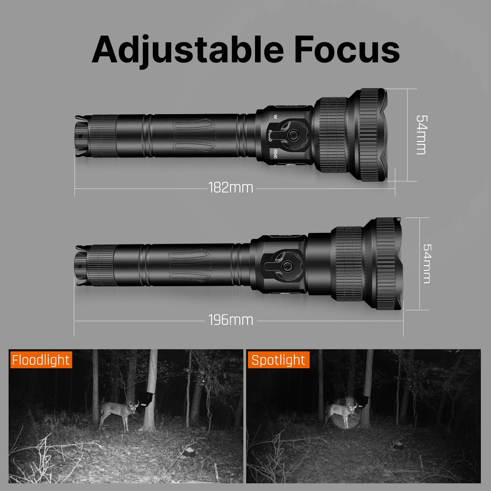 Amazon.com: Brinyte T28 Flashlight IR Illuminator for Night Vision