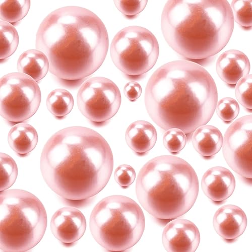 Miniatura 8 de 240 cuentas de perlas flotantes sin agujero para jarrones y 2300 piezas para flotar, relleno de jarrón de perlas resaltadas, fabricación de velas