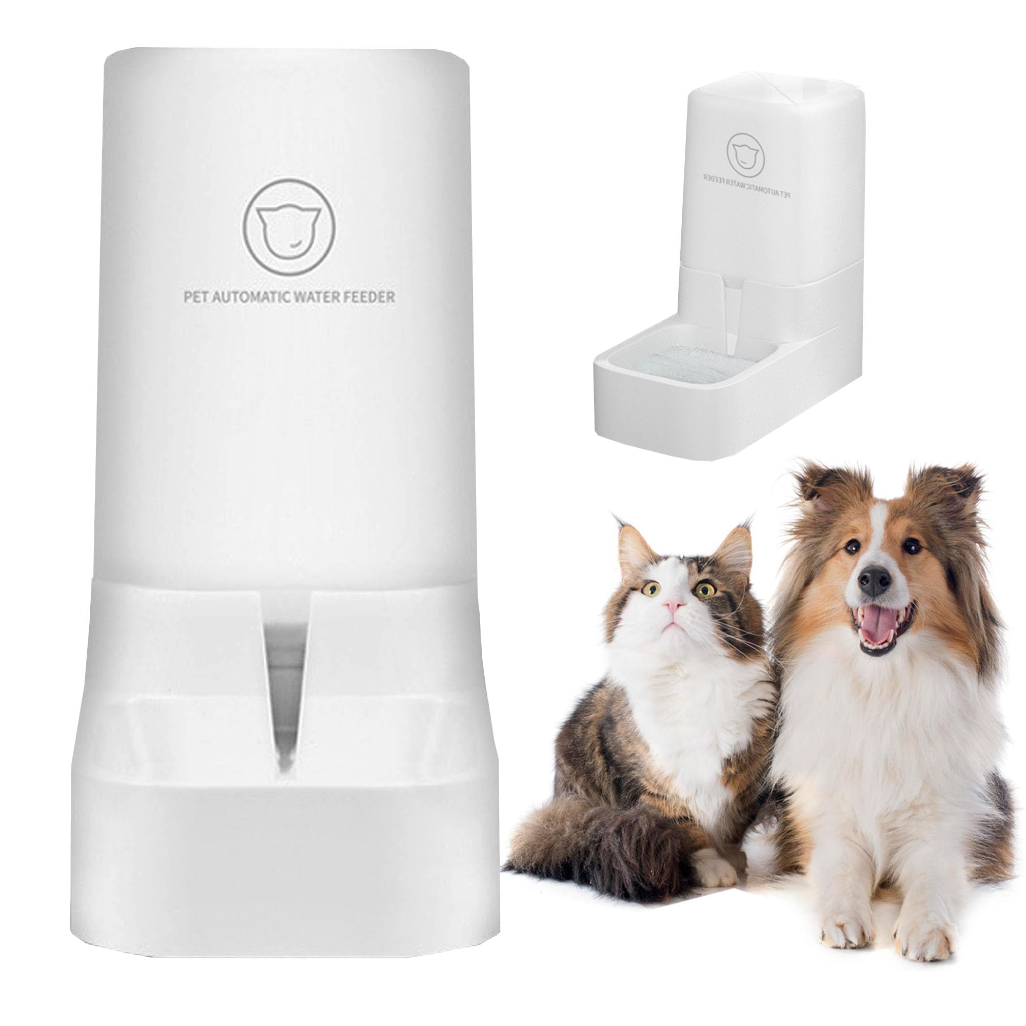 WYFCR Alimentación automática de Agua para Gatos y Cachorros, alimentación Inteligente de Agua para Mascotas para Animales pequeños, Cubre un área de 0045 Metros Cuadrados, fácil de Limpiar