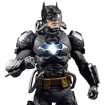 Amazon.com: DC Multiverse 7IN - Batman Hazmat Suit (Light UP
