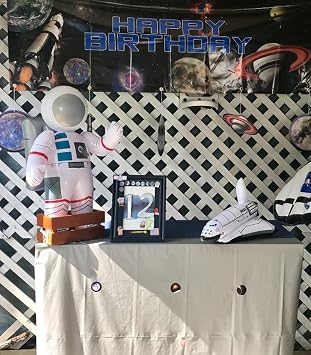 Awesome Large Inflatable Space Shuttle Astronaut Figures. Vinyl. Inflate Wall, Table Ceiling Decor. Perfect Out of Space Exploration Galaxy Cosmos Universe Theme. (2 Astronauts + 2 Shuttles)