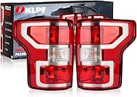 OKLPF Red Rear Brake Tail Light Assembly for 2018-2020 Ford F-150 - Driver & Passenger Sides, Includes Bulbs & Harness, Plug & Play Replacement JL3Z-13404-H JL3Z-13405-H