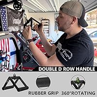 Vista 2 de juego de accesorios para máquina de cable, accesorios de jalón LAT, accesorios de máquina de pesas para gimnasio en casa