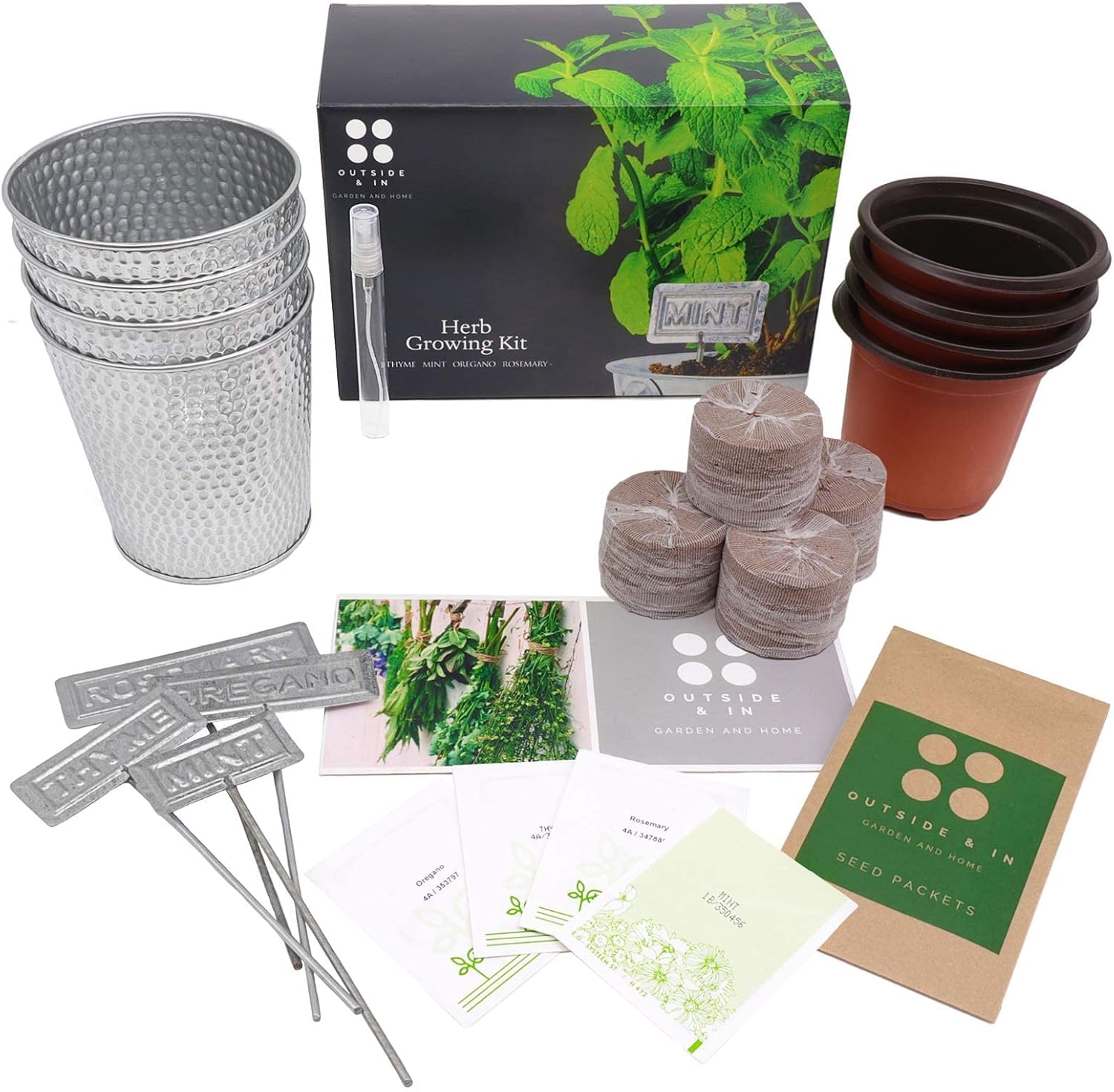Indoor Herb Garden Kit Complete Herb Growing Kit to Easily Grow Your