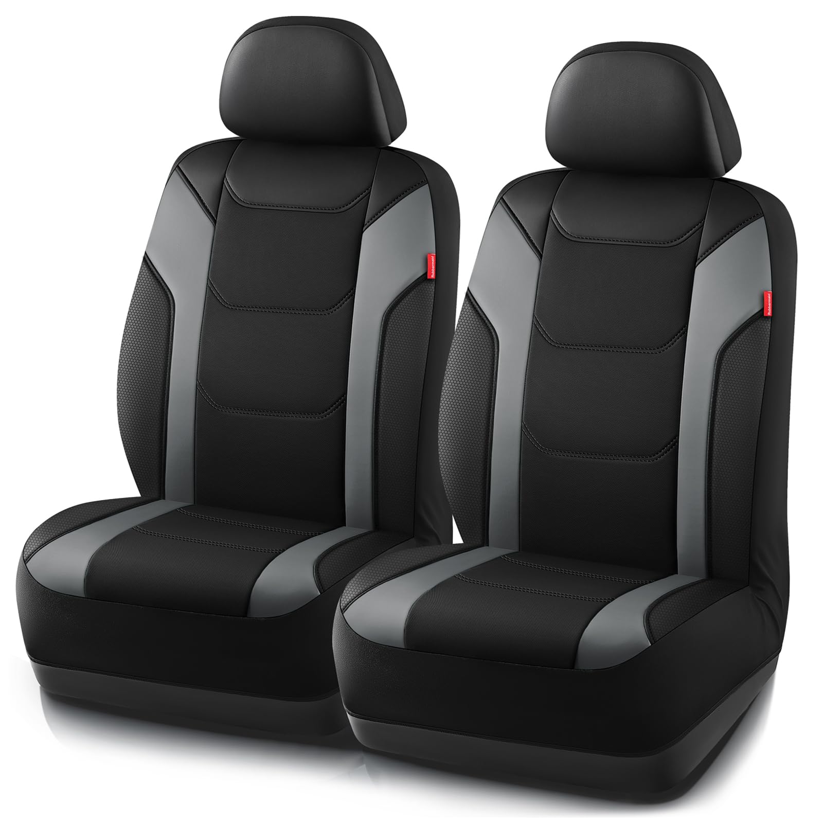 Rubbermaid Leather Car Seat Cover – Universal Front Seat Cover, Airbag Compatible, Easy to Install, Water-Resistant and Durable Automotive Seat Cover