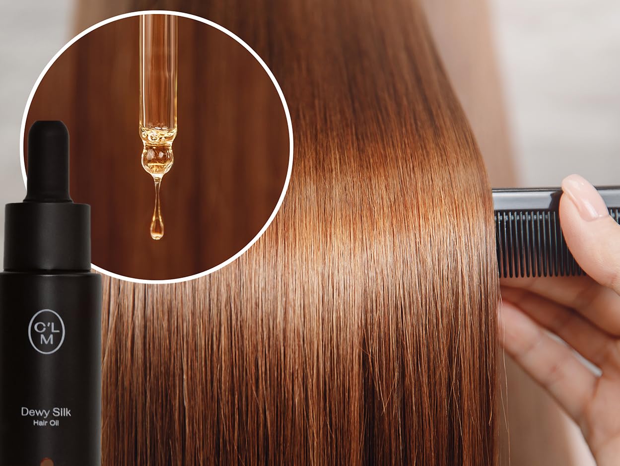 CLM Moisture and Shine-Inducing Hair Oil Dewy Silk - Image 7