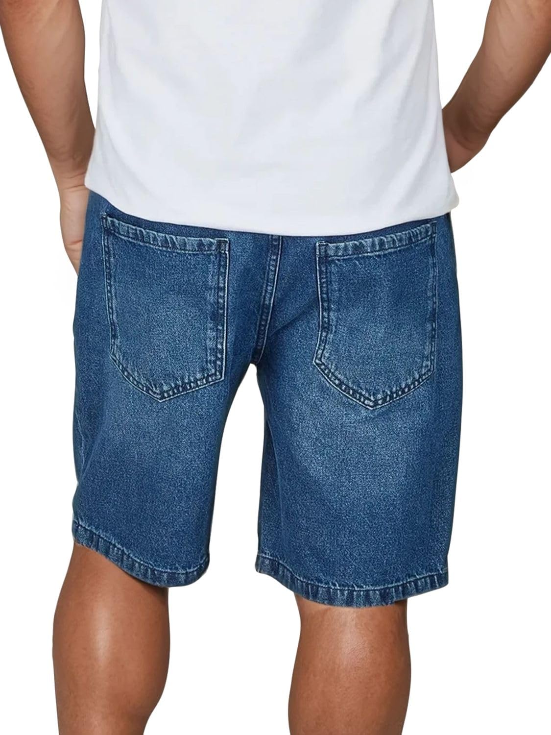 riverso Jeans Shorts Herren Loose Fit RIVAshton Kurze Hosen Shorts Sommer
