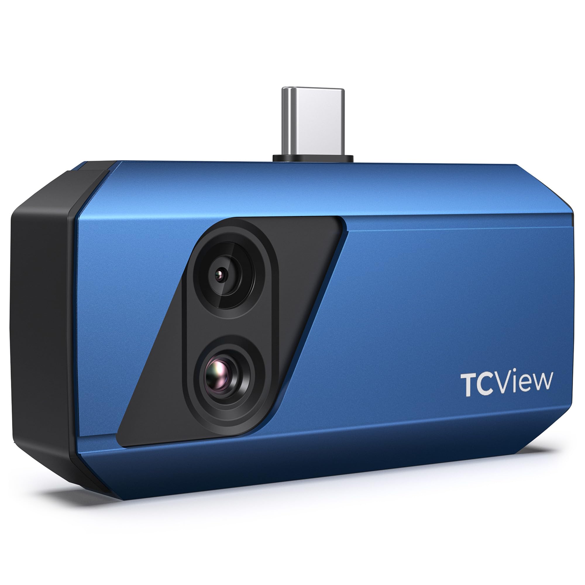 TOPDON TC001 Plus Termocamera Professionale per Android, 512x384 TISR Risoluzione con Cámara Visual, Telecamera Termica de Doble Lente, -20℃ a 550℃, Precisione 0.1℃, Frequenza di Aggiornamento 25Hz