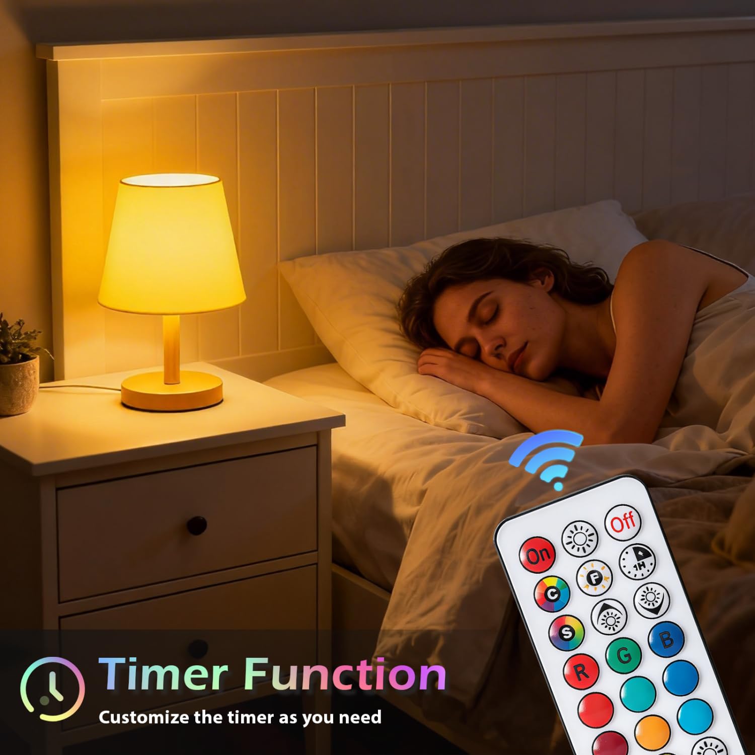Aigostar - Pack de 2 Ampoule Couleur LED E27 Telecommande Blanc Chaud (3000K), Changement de Couleur Ampoules 8W équivalent à 60W. 4 modes, 5 niveaux de luminosité, RGB 15 choix de couleur