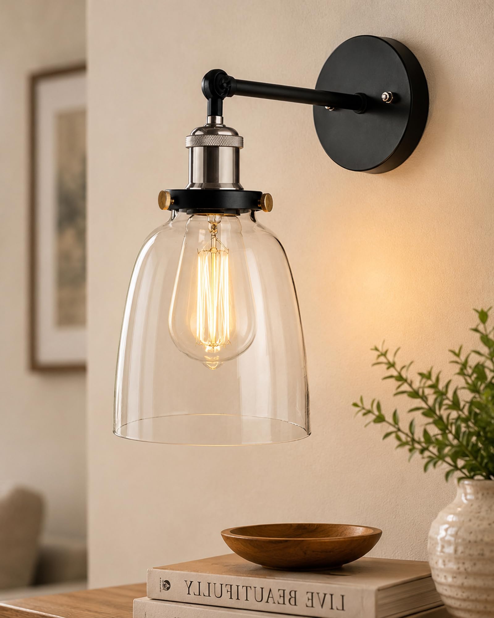 Homesake Edison Wall Lamp - Rose Gold Industrial -7