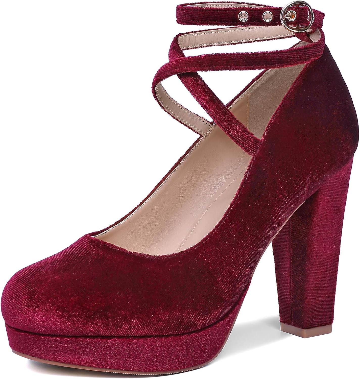 Mostrin Fashion Vintage Womens Small Bowtie Platform Pumps Ladies Sexy High Heeled Shoes