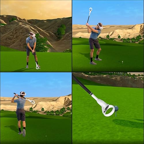 Miniatura 5 de SOULWIT Golf Club Adapter Handle Attachment for Oculus (Meta) Quest 2 (Right-Hand Controller), VR Golf Grip Extension Accessory, Easy Installation -