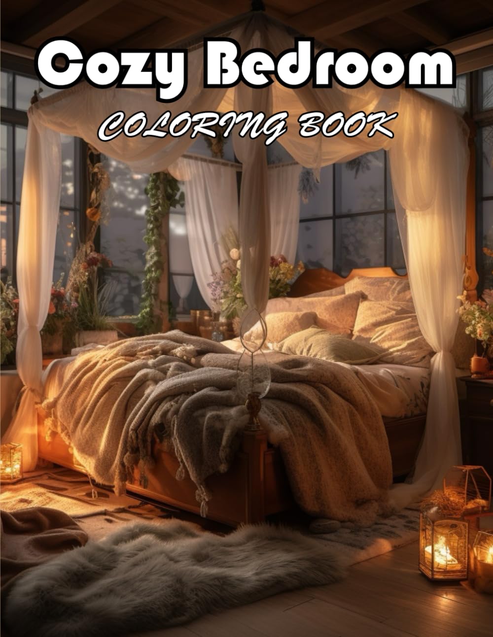 Cozy Bedroom Coloring Book: A Journey of Color for All Ages