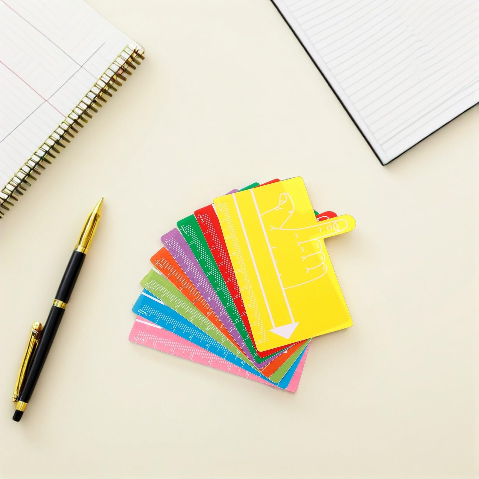 Separadores de Escritura Dedo 24 Piezas Tiras de Lectura Guiada Coloridas Impermeables para Herramienta de Seguimiento de Lectura para Estudiantes y Apoyo en Dislexia