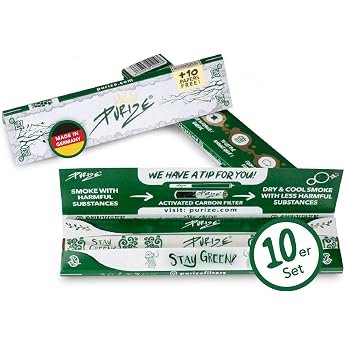 Purize  Papers King Size Slim 10 x 42 Papers Brown 104 x 44 mm