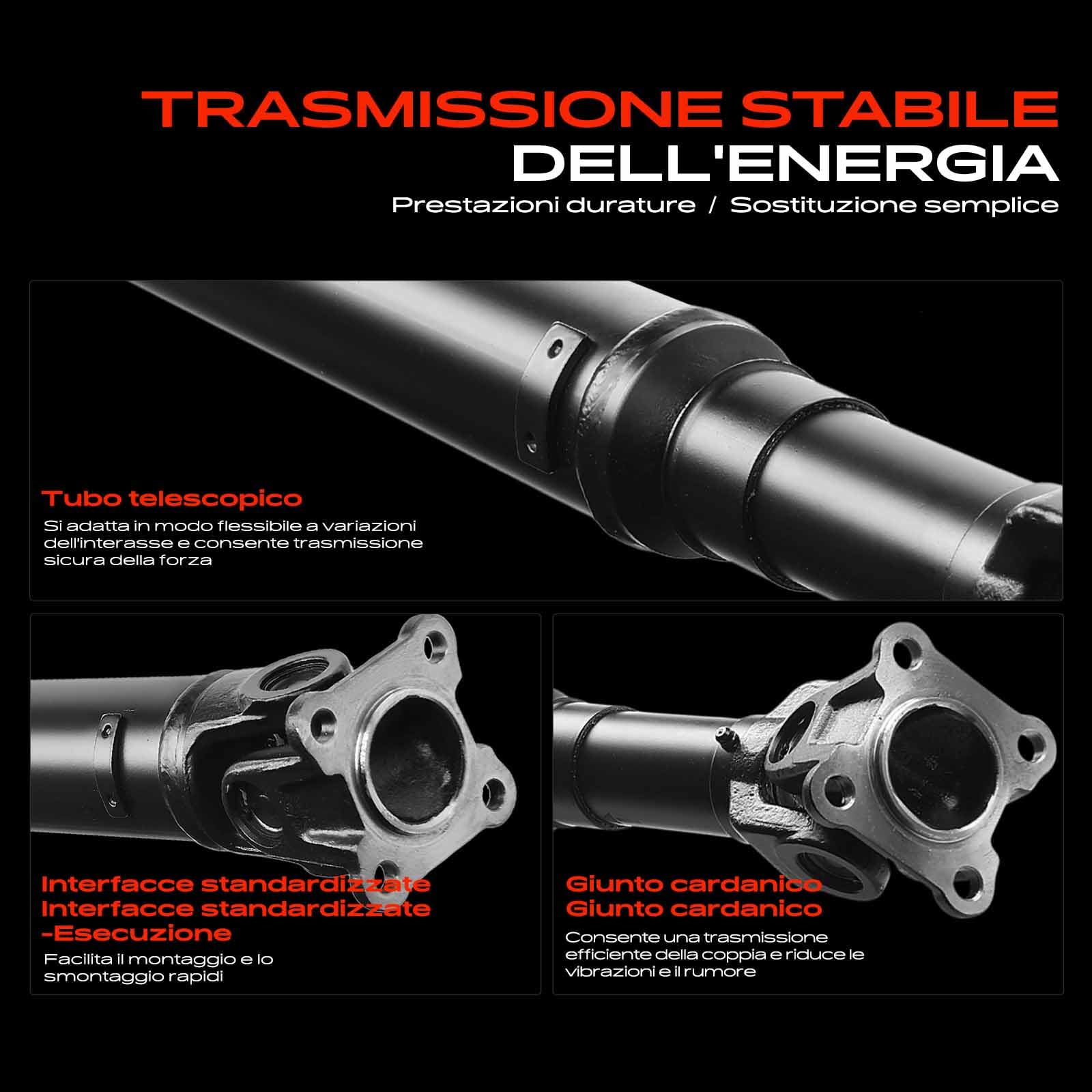 Frankberg Albero cardanico Albero Motore Anteriore Compatibile con Pathfindel III R51 NP300 Navara Pianale/Telaio D40 NP300 Navara D40 Replace# 37200-5X30A