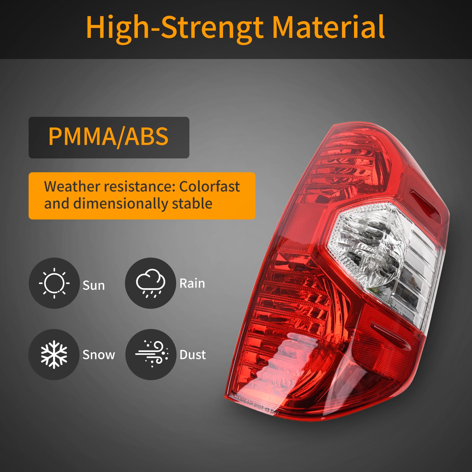 Fit For 2014-2021 Toyota Tundra Tail Light Brake Lamp Replacement Driver Side - Foto 3