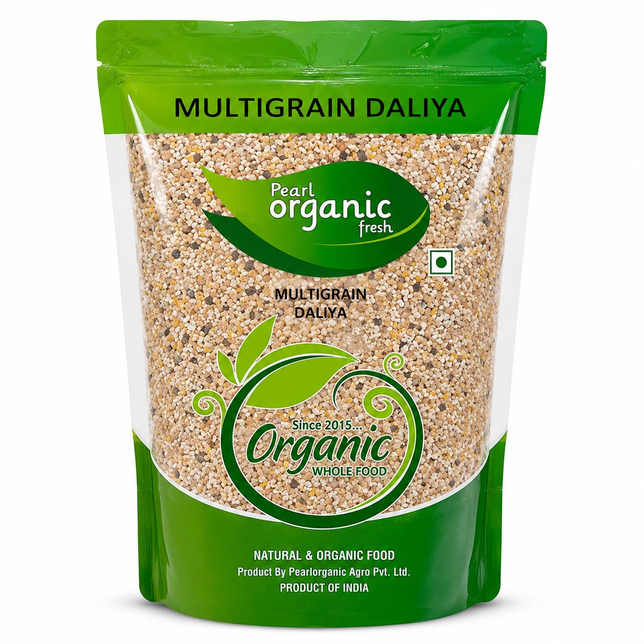 Pearl Organic Fresh Multigrain Dalia/Daliya | Healthy Breakfast Cereal with Wheat, Bajra, Ragi, Moong Dal & Til | High Fiber & Protein-Rich Mix Grain Porridge | Supports Digestion & Weight Loss (500 gm)-image-27