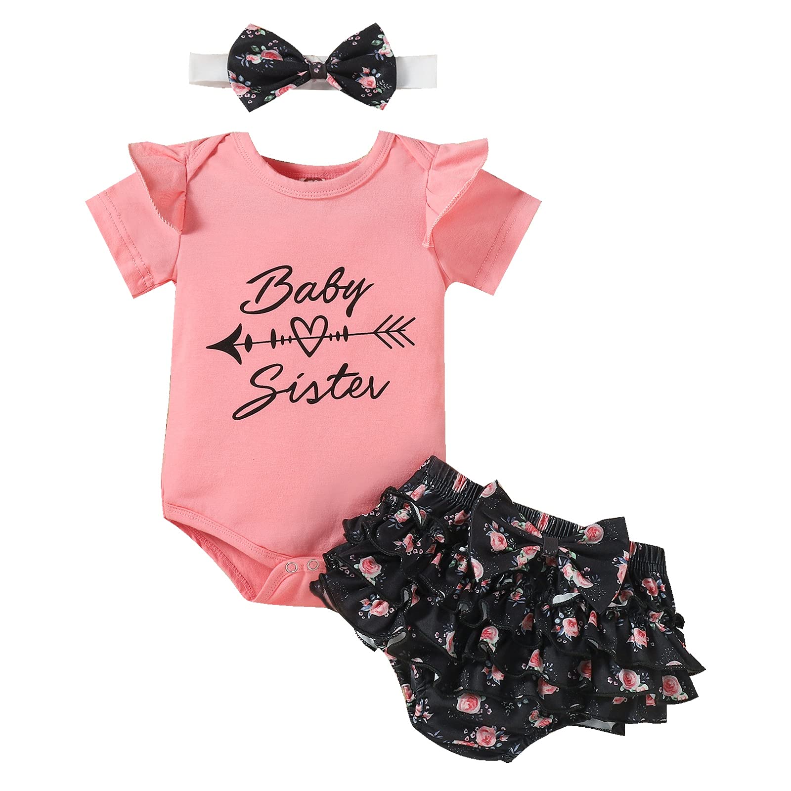 Ropa para bebé niña recién nacida, lindo traje de verano para bebés de 0 a 24 meses