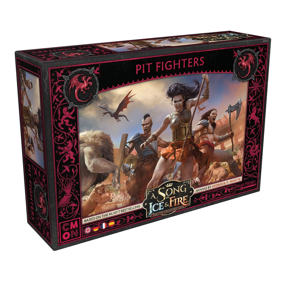 CMON, A Song of Ice & Fire, Pit Fighters (Arena Fighter), Expansion, Tabletop, 2 Players, Ages 14+, 45-60 Minutes, German