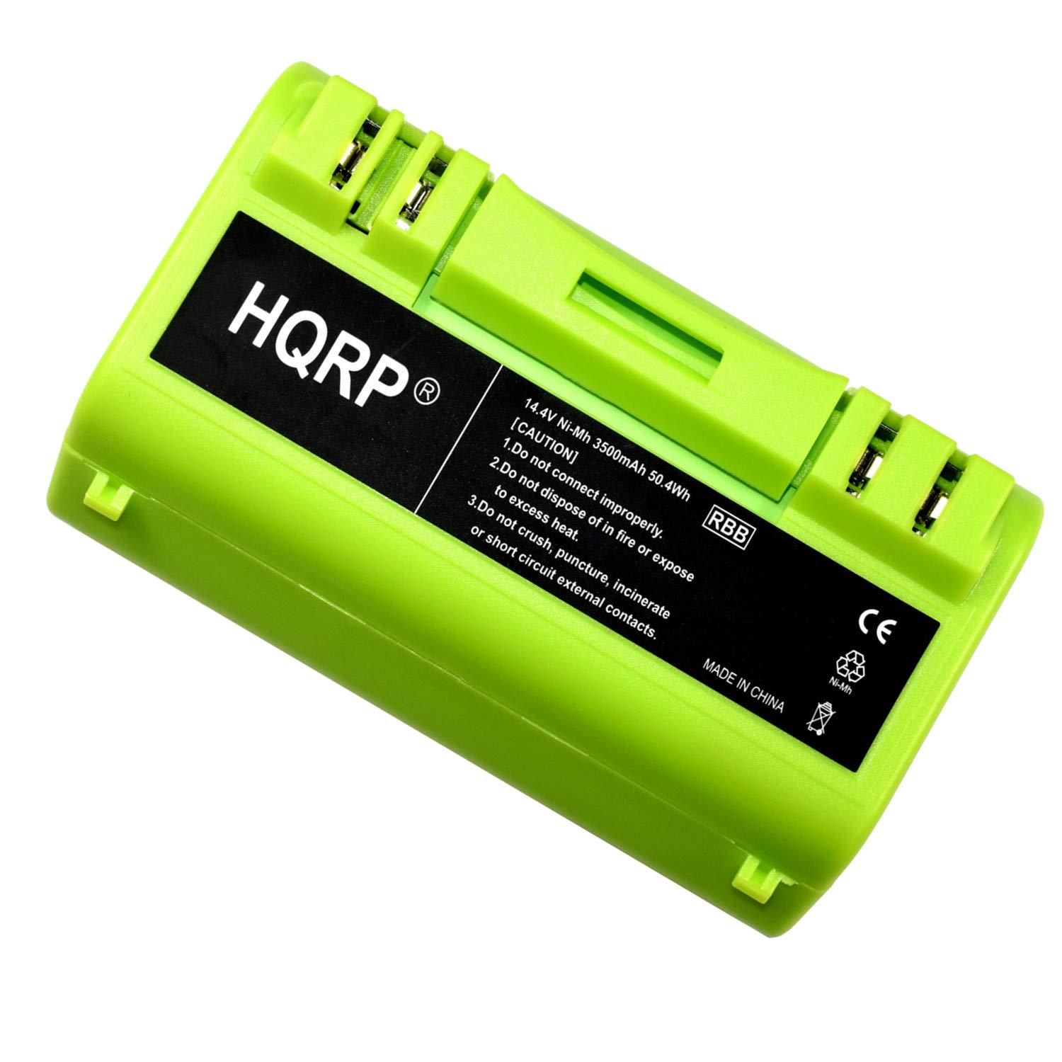 HQRP3500mAh Extended Battery Works with iROBOT Scooba 330/350 / 380/390 / 590/5806 / 5910/5920 / 5940/5950 / 34001 Series APS 14904 Replacement + Coaster