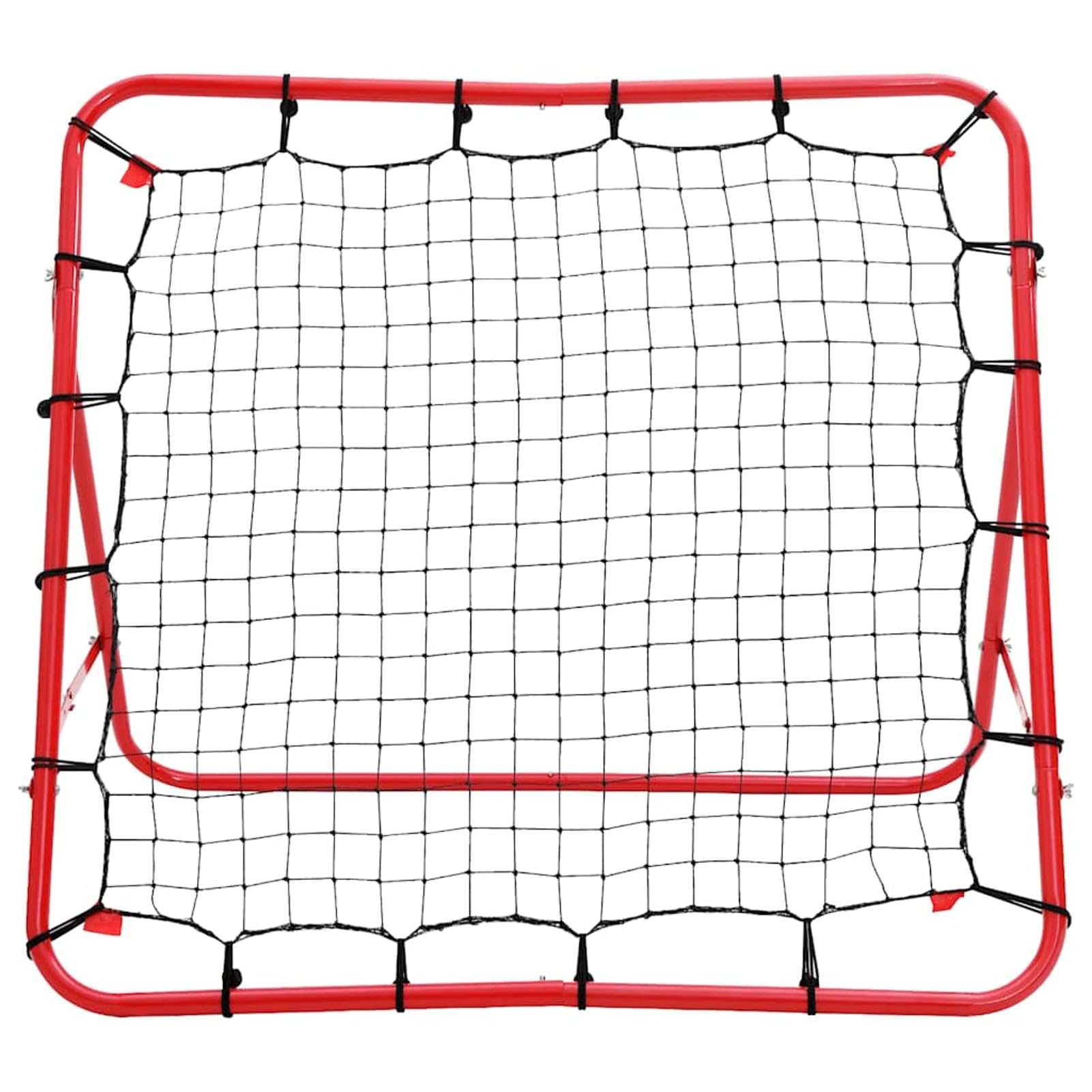 Homgoday Red de Rebote Ajustable para fútbol 100 x 100 cm Montaje Sencillo