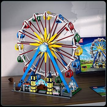 Amazon.co.jp: Mould King 観覧車おもちゃビルディングブロックキット