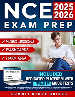 NCE Exam Prep: The META-Cognitive Method to Master the Exam in Just 58 Minutes a Day with a 4-Step, Neuroscience-Based System That Turns Overwhelm into Structured Confidence.