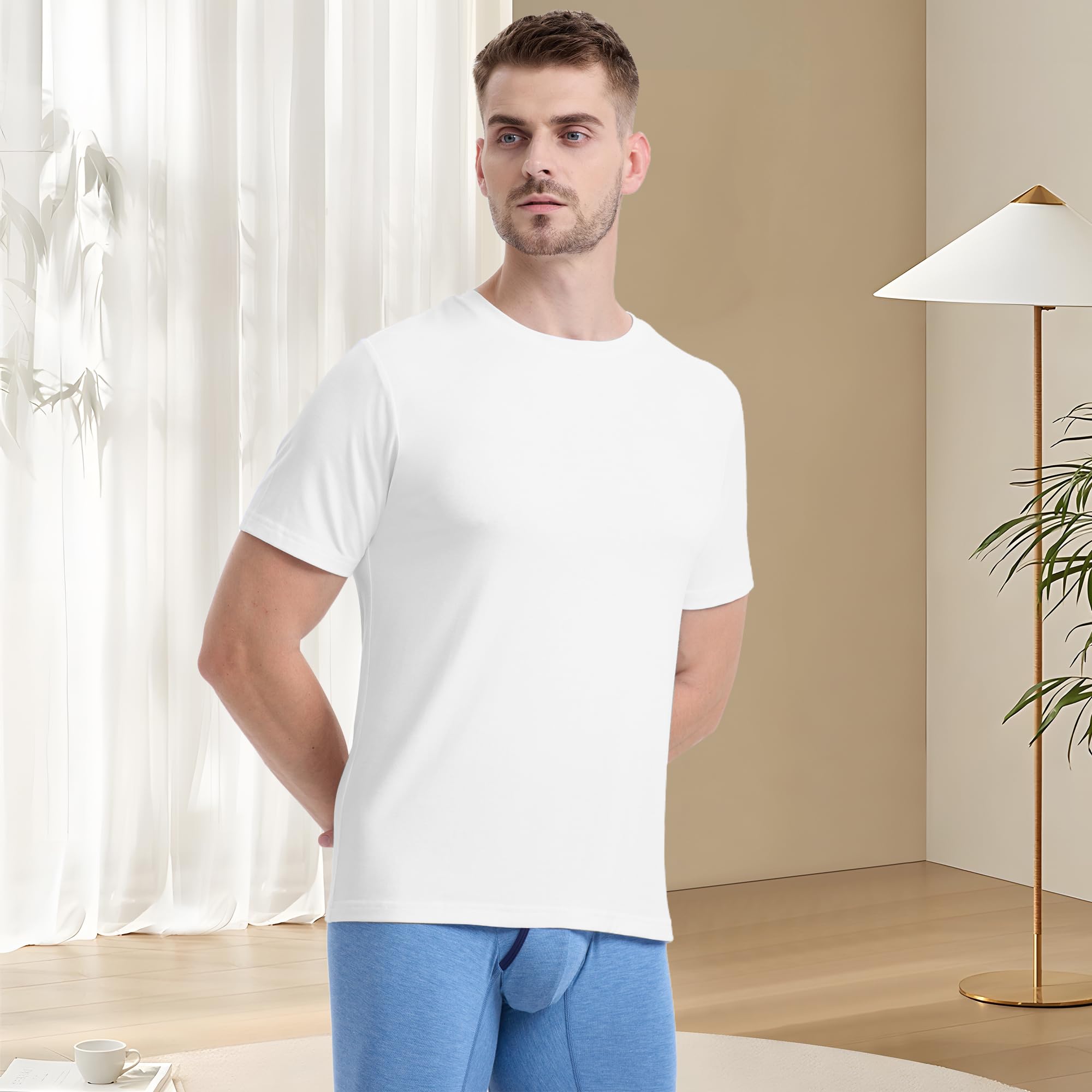 Bamboo Cool Th23m-132 - Camiseta para Hombre (6 Unidades)