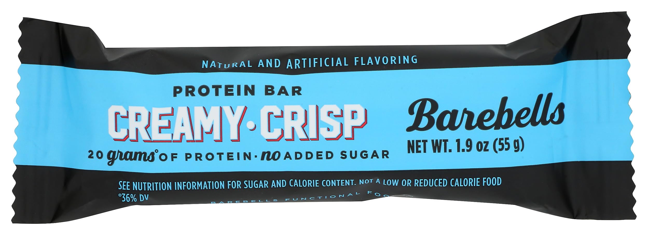 Snapklik.com : Barebells Creamy Crisp Protein Bar, No Added Sugar, 55 Grams
