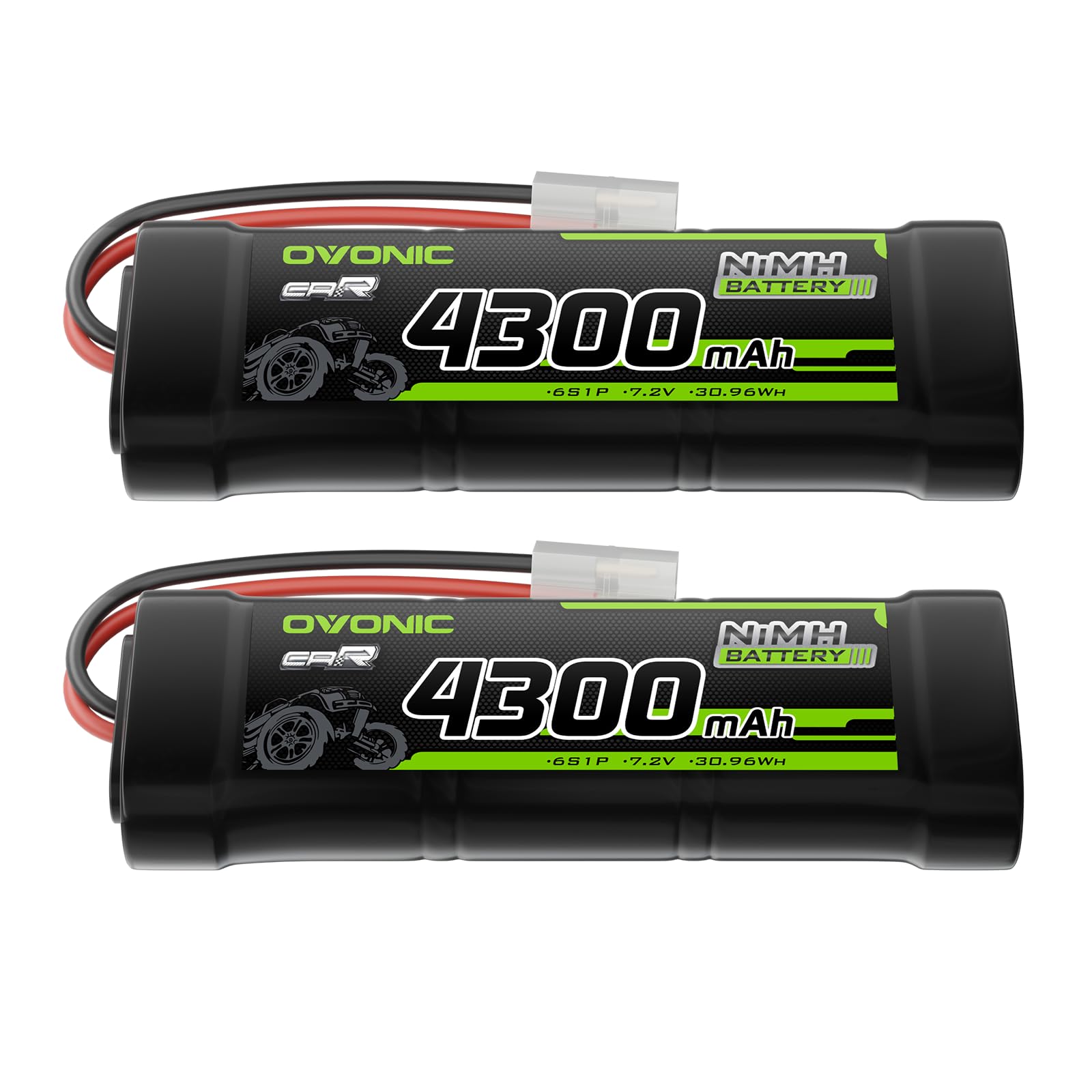 OVONIC 7,2 V RC NiMH Akku 4300mAh mit TMY-Anschluss für RC A