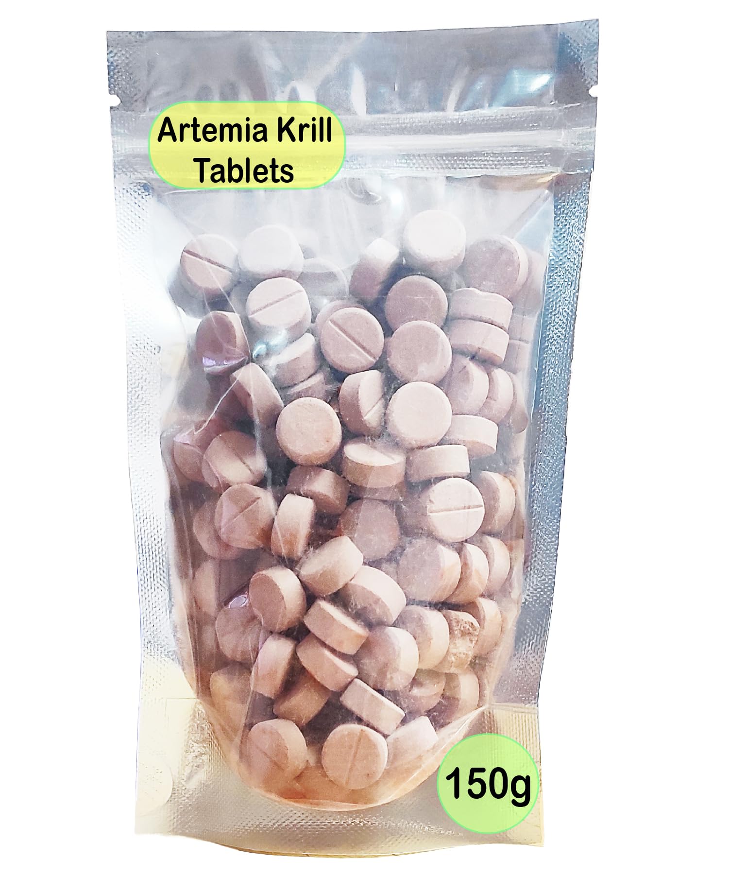 Grow Basket Artemia Krill Tablet for Fish - Nutrient-Rich Supplement for Vibrant Aquatic Health (Artemia Tablets 150G), All Life Stages