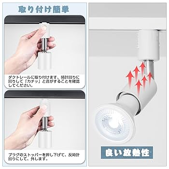 Amazon | szbritelight スポットライト e26 ダクトレールライト