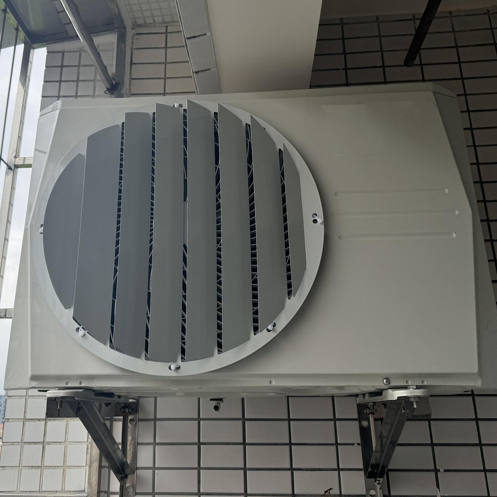 Déflecteur D'Air Pour Unité Extérieure De Climatiseur 60cm - Grille Réglable En Métal