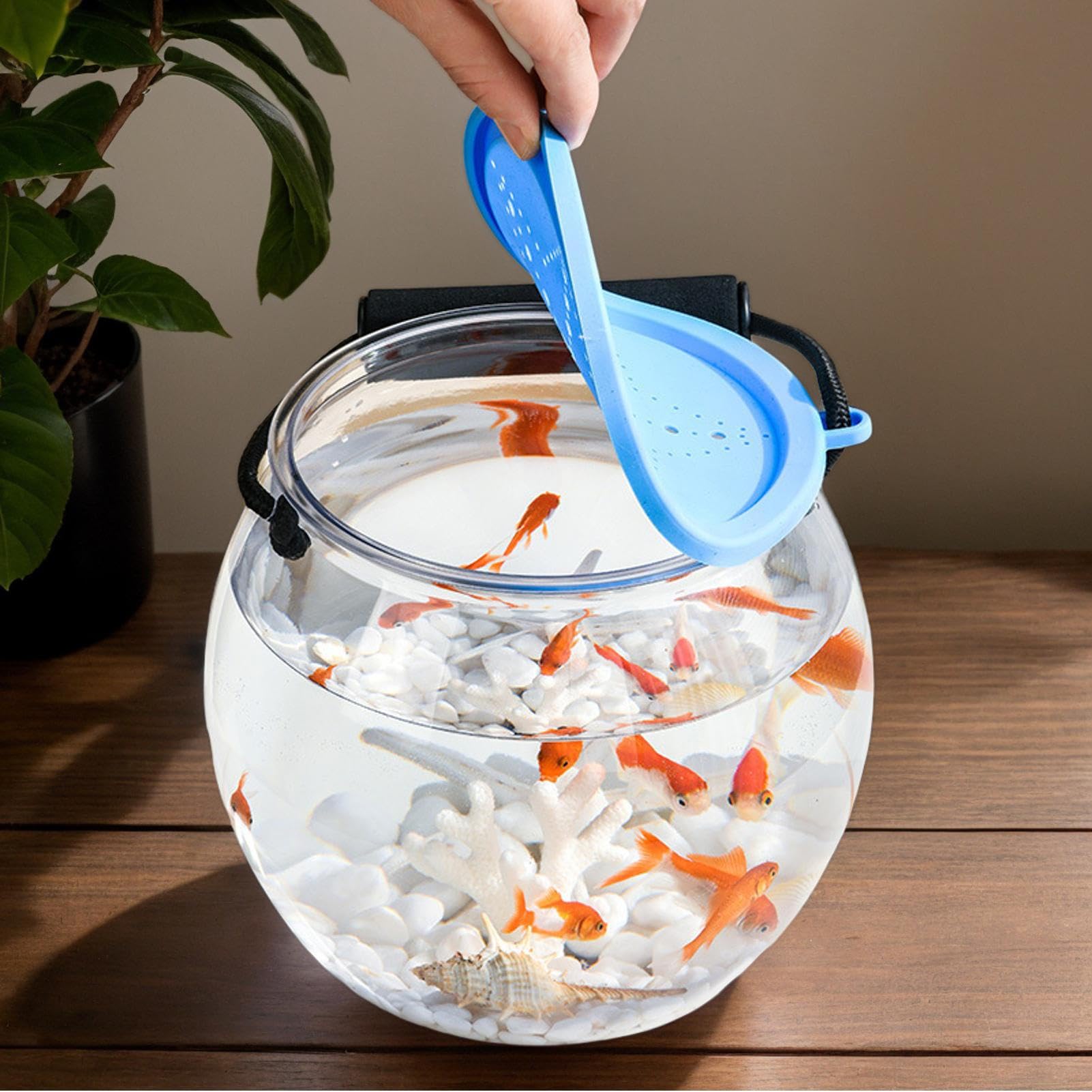 Acquario da viaggio trasparente portatile | Secchio per pesci acquario trasparente per pesca, scrivania, casa, ufficio, bambini, viaggi, all'aperto, scrivania, casa
