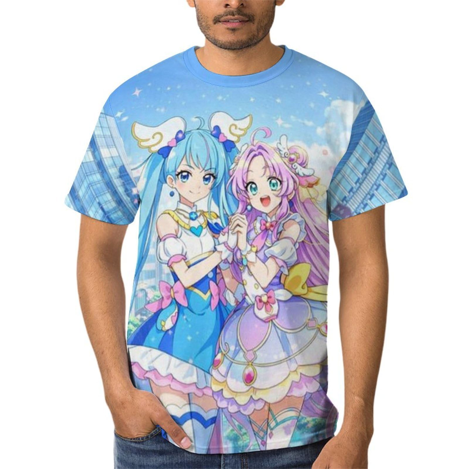 Amazon.co.jp: 名探偵プリキュア！tシャツ半袖丸首夏のファッション