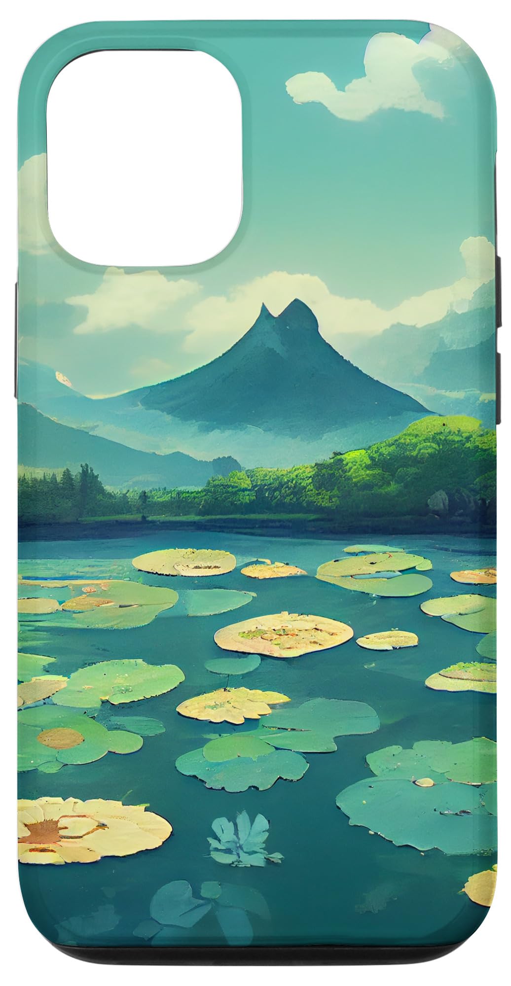 Lily Pads on a Lake, Studio Ghibli / Breath of the Wild Case for iPhone 12/12 Pro