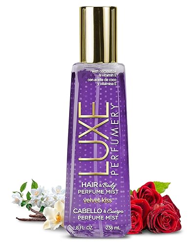 Luxe Perfumery Perfume para cabello y cuerpo, Velvet Kiss, 8.0 fl oz (paquete de 1)