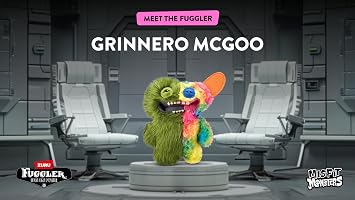 Fuggler ZURU Misfit Monsters 9 Series 1 Funny Ugly Monster Plush Toy (Grinnero McGoo - Green & Multi)