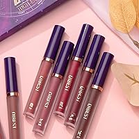 Vista 9 de BestLand Kit de maquillaje de labios mate de 12 piezas, lápiz labial líquido aterciopelado, impermeable, de larga duración, duradero, signos