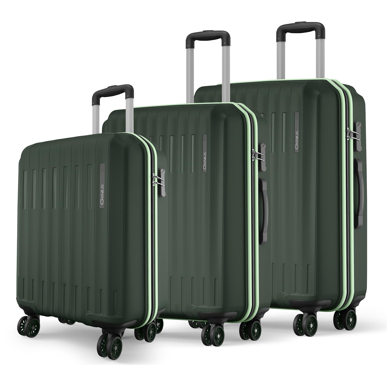 Safari Genius Alley 55cm Cabin Trolley Bag Hard Case Polypropylene, 4 Spinner Wheels, 360 Degree Wheeling Carry on Luggage, Travel Bag, Suitcase, Trolley Bags, Flintstone Softline (Grey) — Amazon image 26