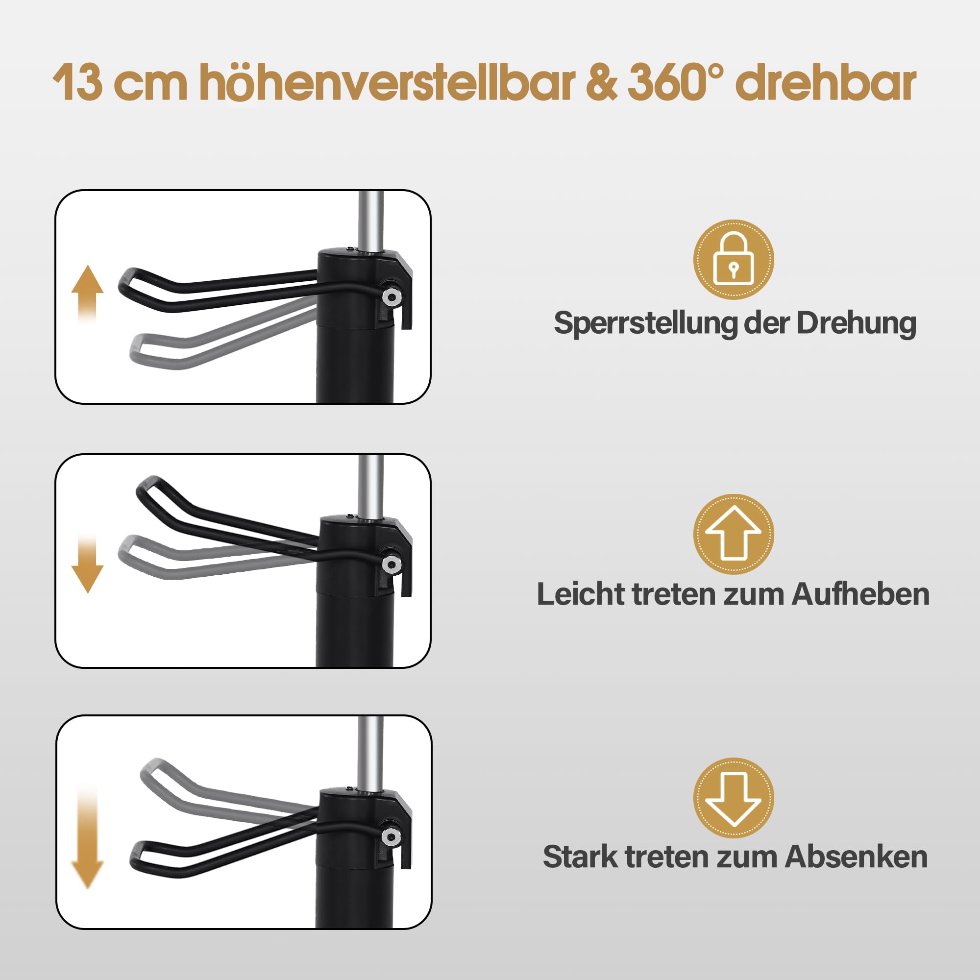 Barberpub Friseurstuhl mit Hydraulikpumpe 360° Drehbar, Friseureinrichtung Barber Stuhl Höhenverstellbar, Friseursessel PVC Kunstleder, 2058 (Schwarz)