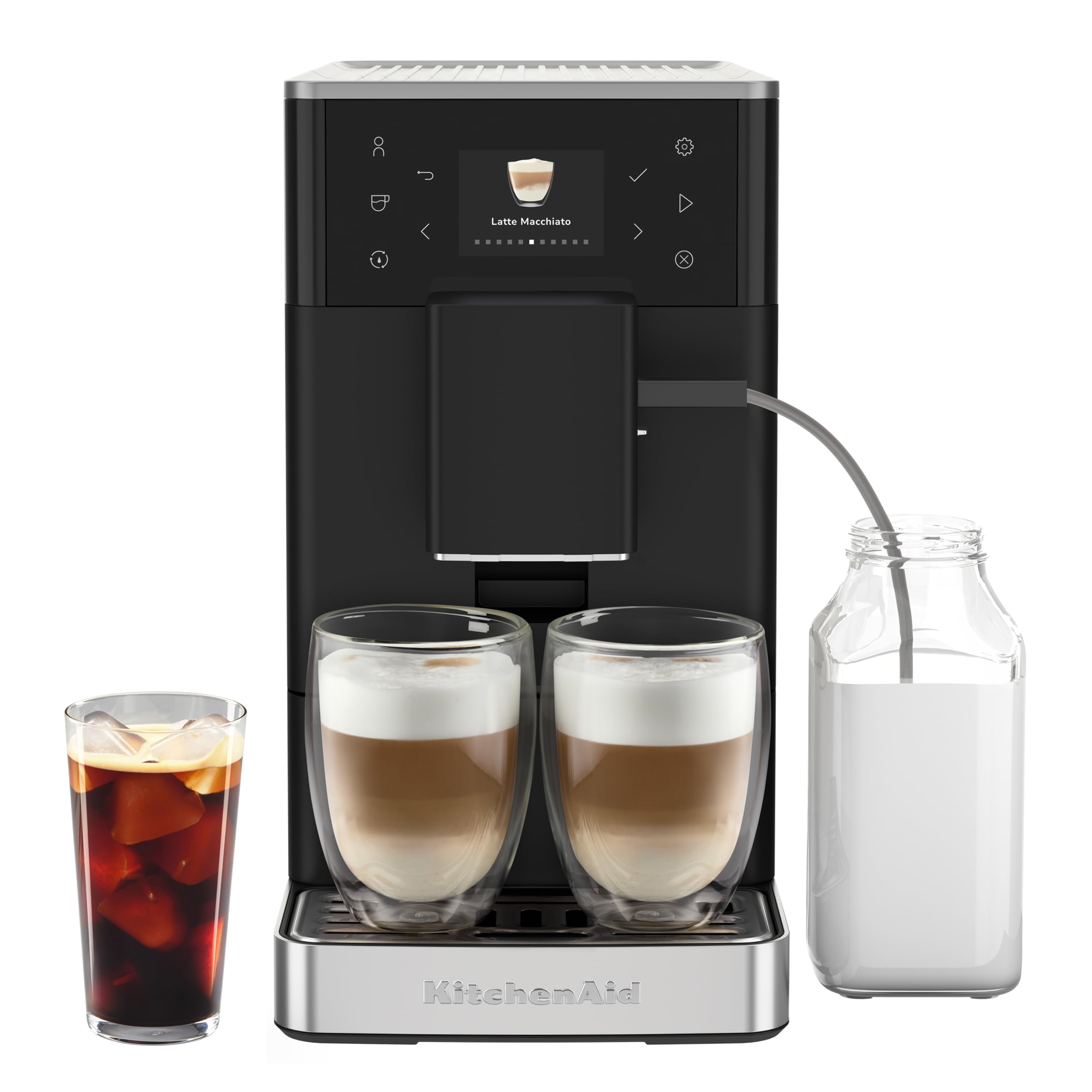 KitchenAid KF3, machine à expresso automatique, 15+ recettes, écran tactile 6cm