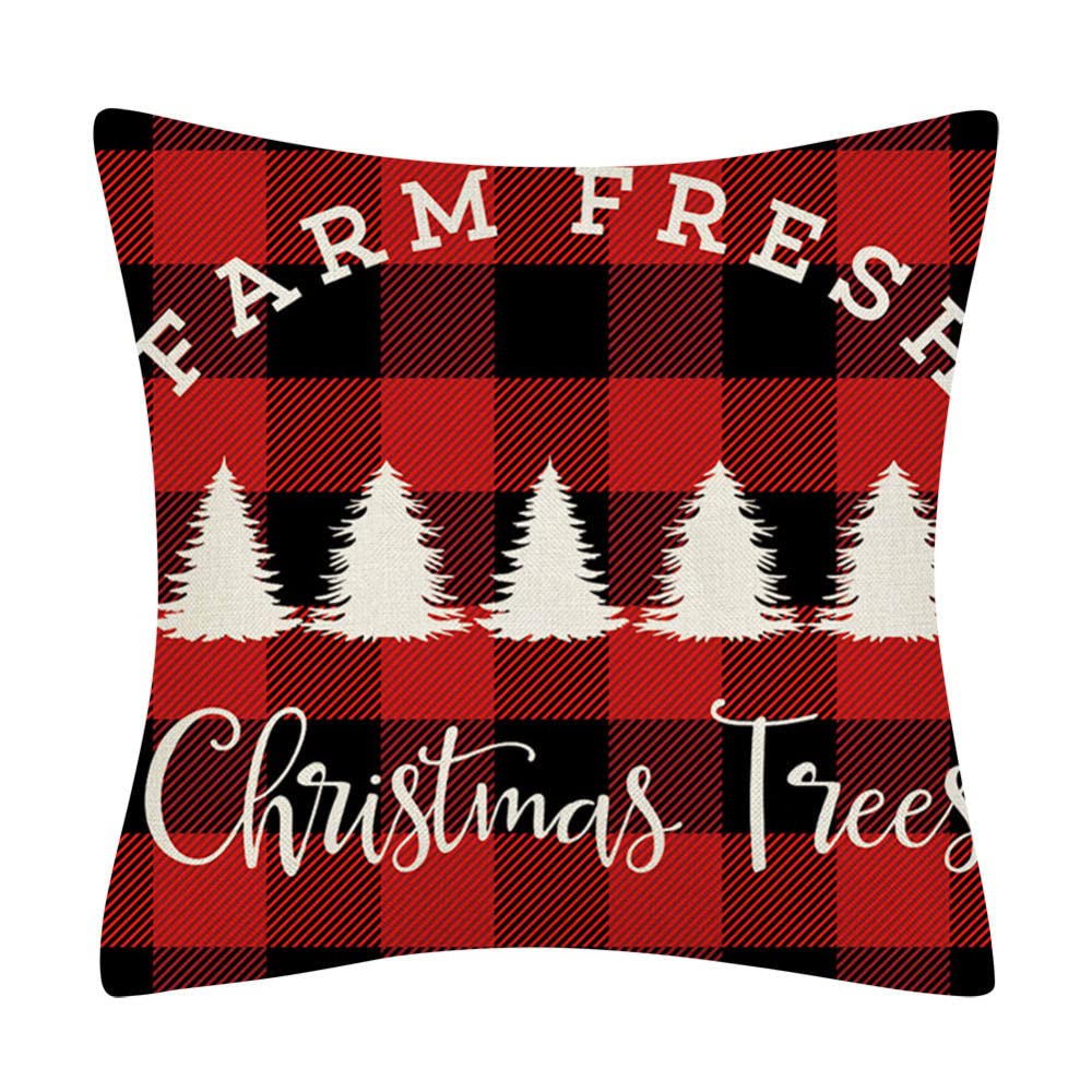 4 Piezas Funda de Almohada 65x65cm Ciervo Fundas de Cojín Terciopelo Sencillo y Decorativo para Sofá Camas Dormitorio Coche Lino Cojines Throw Pillow Covers （26x26in）