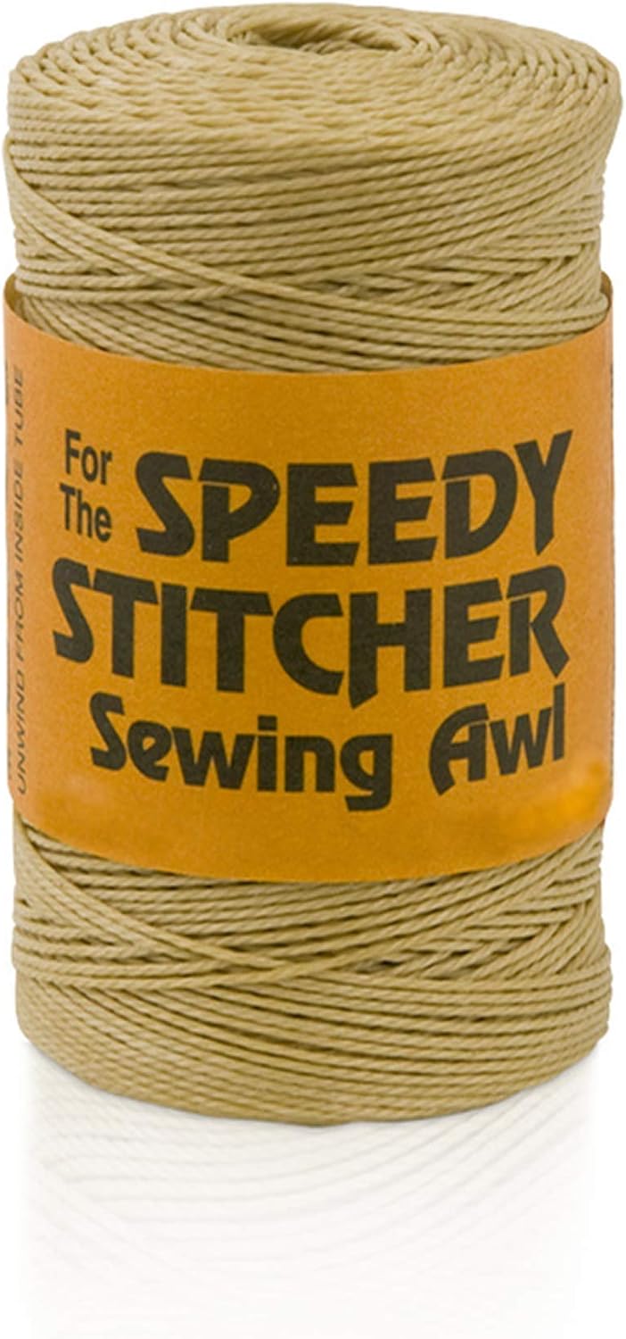 Speedy Stitcher Sewing Awl Bundle with Fine Polyester Thread 180 yd, One Size (SEW170)