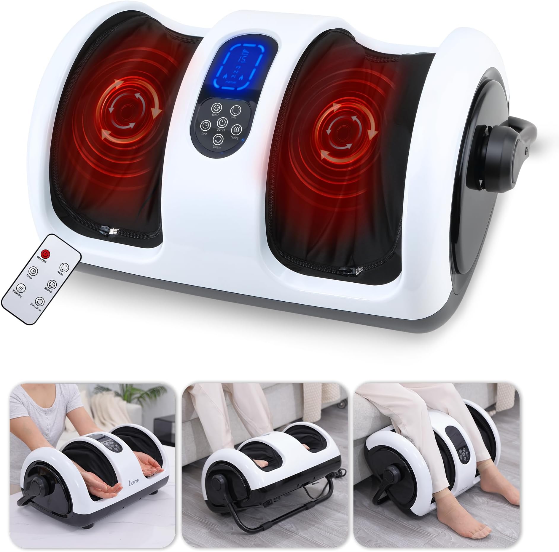 SKY LAND Shiatsu Foot Massager Machine With Heat, EM-2195 Electric Feet - View #5